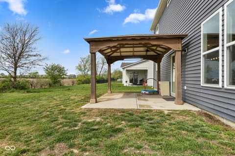 Yard at 1345 Sanderling Drive, Greenwood, IN