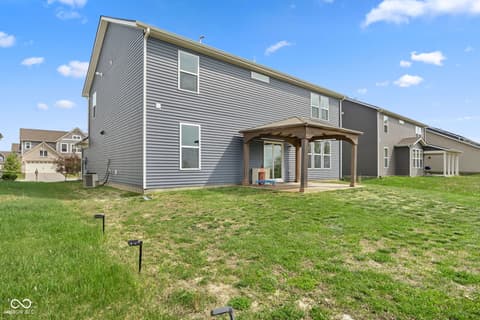 Backyard at 1345 Sanderling Drive, Greenwood, IN