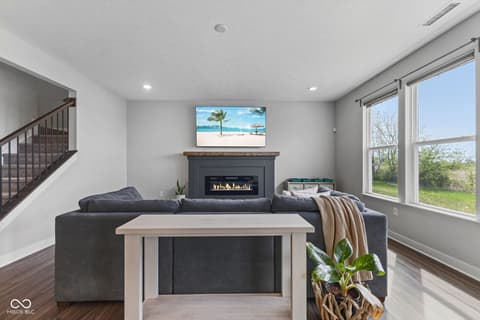 Living room at 1345 Sanderling Drive, Greenwood, IN