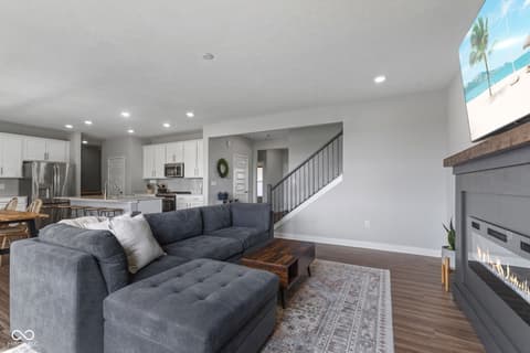 Living room at 1345 Sanderling Drive, Greenwood, IN