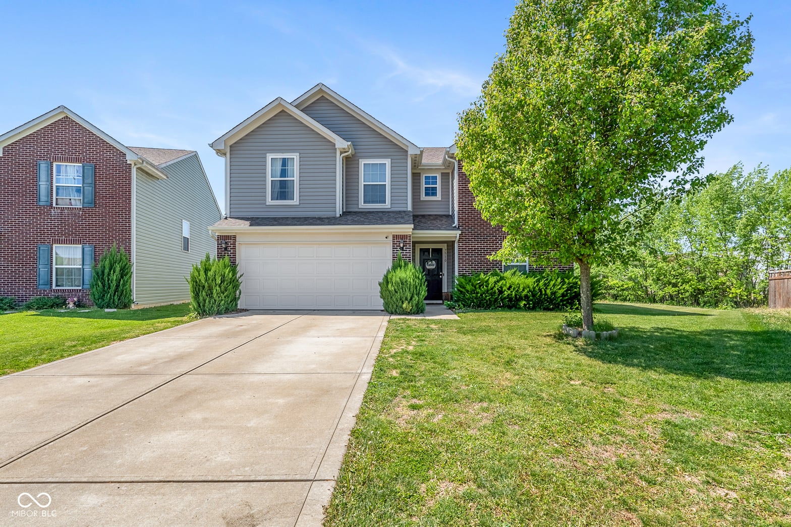 Front exterior at 7510 Bolero Court, Camby, IN