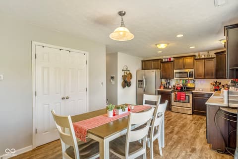 Dining room at 7510 Bolero Court, Camby, IN