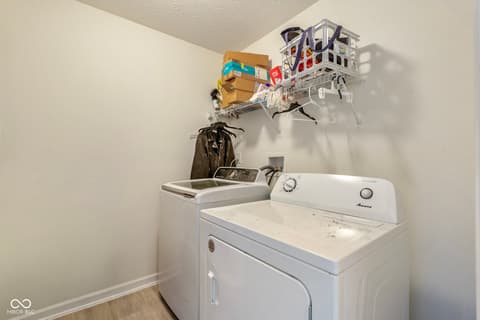 Laundry room at 7510 Bolero Court, Camby, IN