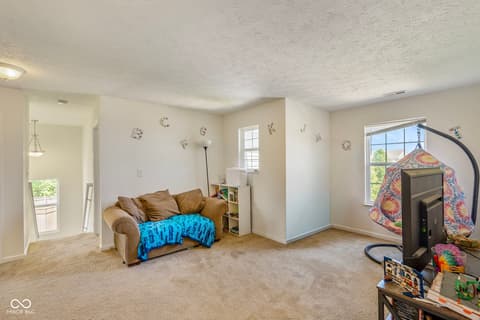 Living room at 7510 Bolero Court, Camby, IN