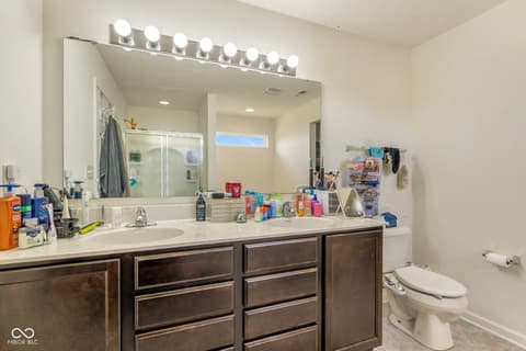 Bathroom at 7510 Bolero Court, Camby, IN