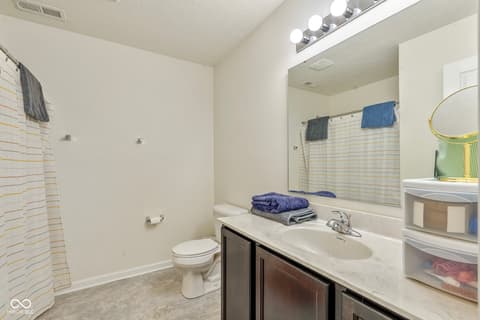 Bathroom at 7510 Bolero Court, Camby, IN
