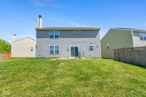 Backyard at 7510 Bolero Court, Camby, IN
