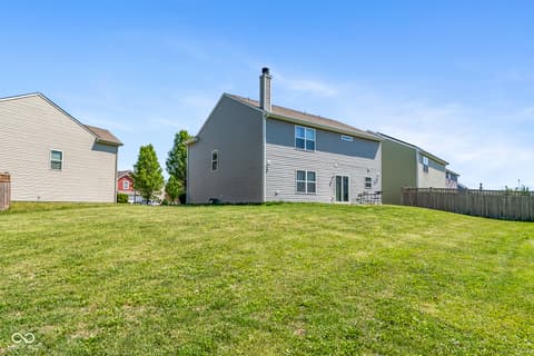 Backyard at 7510 Bolero Court, Camby, IN