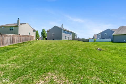 Backyard at 7510 Bolero Court, Camby, IN