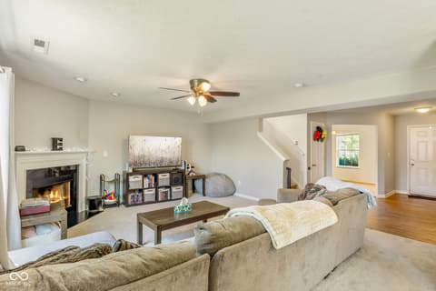Living room at 7510 Bolero Court, Camby, IN