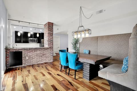 Dining room at 825 N Delaware Street, Indianapolis, IN