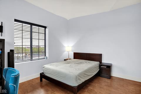 Primary bedroom at 825 N Delaware Street, Indianapolis, IN