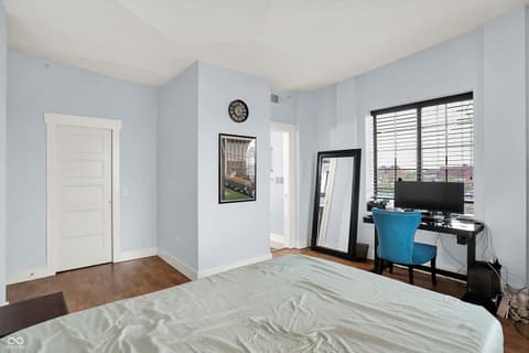 Primary bedroom at 825 N Delaware Street, Indianapolis, IN