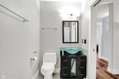 Bathroom at 825 N Delaware Street, Indianapolis, IN