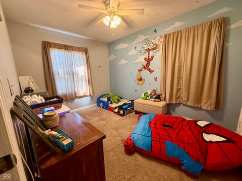 Bedroom at 829 Delbrook Drive, Whiteland, IN