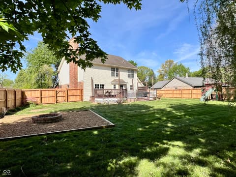 Backyard at 330 Hollowview Drive, Noblesville, IN