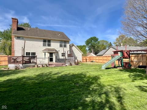 Backyard at 330 Hollowview Drive, Noblesville, IN