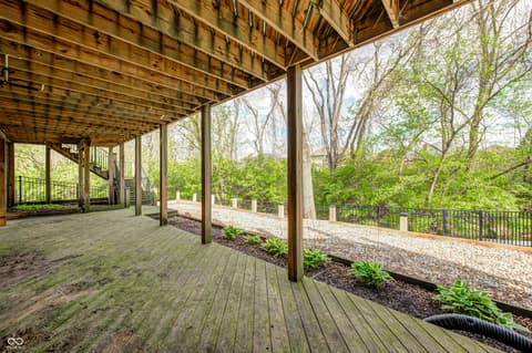 Outdoor living area at 4712 Auburn Ford, Greenwood, IN