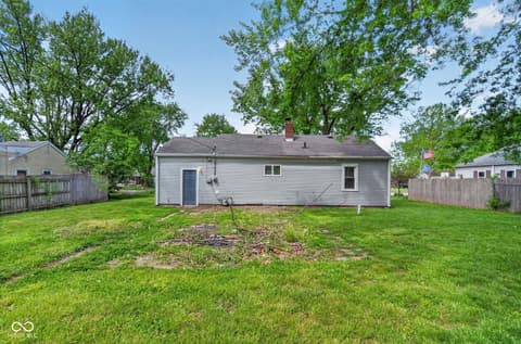 Backyard at 3021 Villa Avenue, Indianapolis, IN