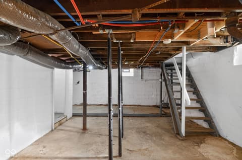 Basement at 4024 Eastern Avenue, Indianapolis, IN