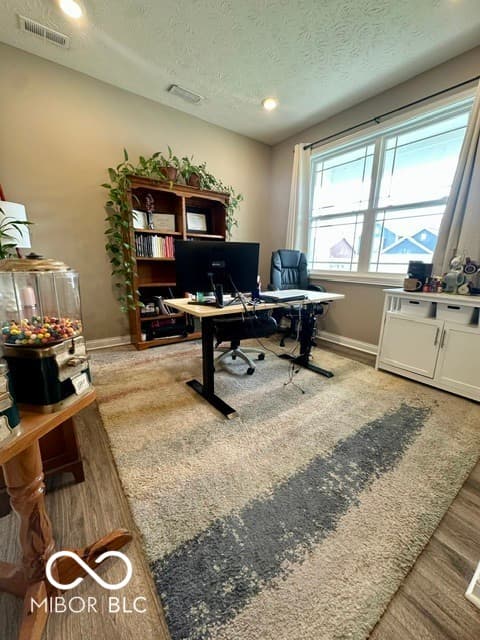 Home office at 956 Ridge Rock Lane, Bargersville, IN