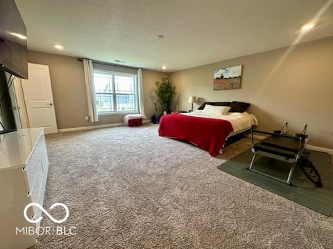 Primary bedroom at 956 Ridge Rock Lane, Bargersville, IN