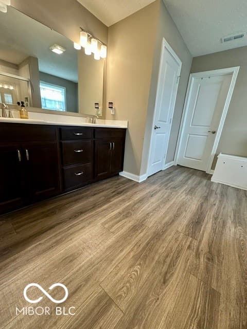 Primary bathroom at 956 Ridge Rock Lane, Bargersville, IN