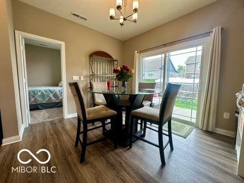 Dining room at 956 Ridge Rock Lane, Bargersville, IN
