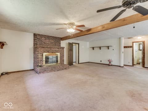 Living room at 7005 N Briarhopper Road, Monrovia, IN