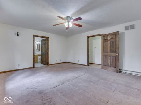 Primary bedroom at 7005 N Briarhopper Road, Monrovia, IN