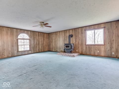 Living room at 7005 N Briarhopper Road, Monrovia, IN