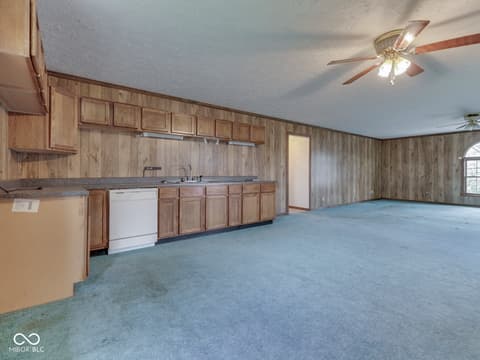 Living room at 7005 N Briarhopper Road, Monrovia, IN