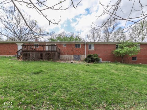 Backyard at 7005 N Briarhopper Road, Monrovia, IN
