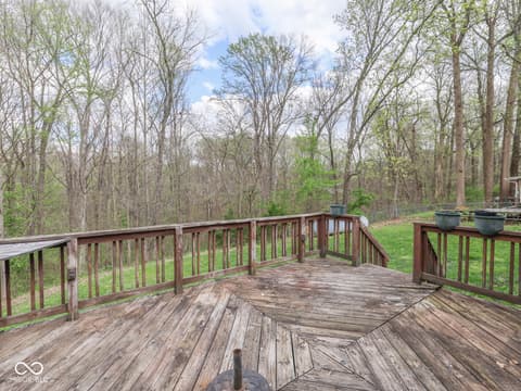 Outdoor living area at 7005 N Briarhopper Road, Monrovia, IN