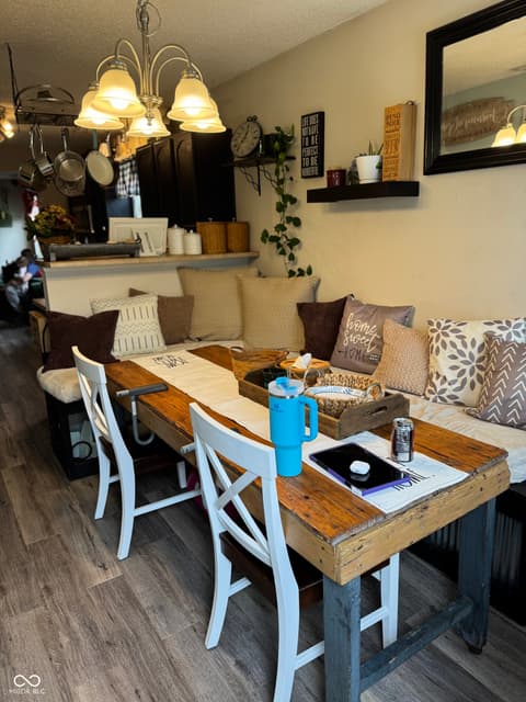 Dining room at 3510 Limesprings Lane, Whitestown, IN