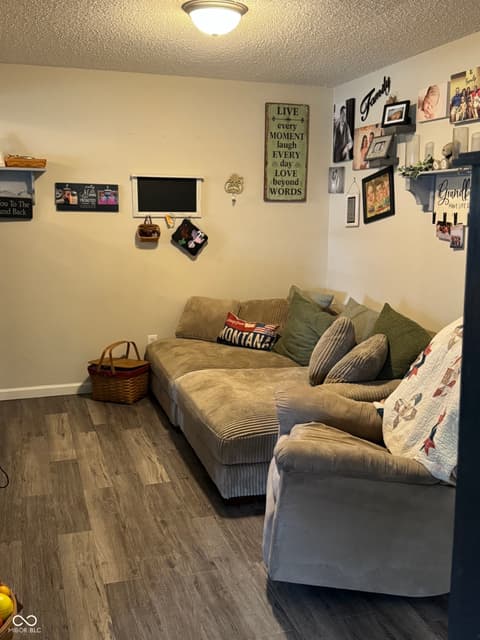 Living room at 3510 Limesprings Lane, Whitestown, IN