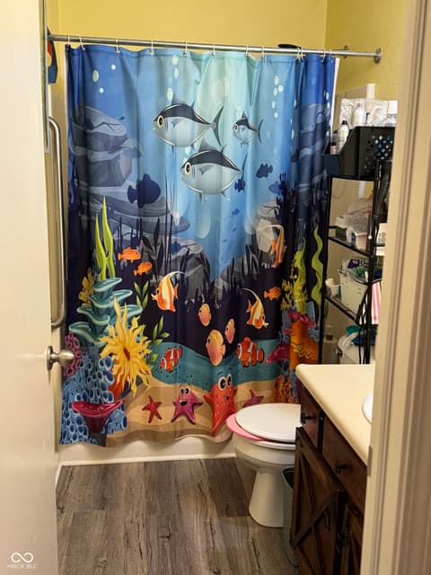 Bathroom at 3510 Limesprings Lane, Whitestown, IN