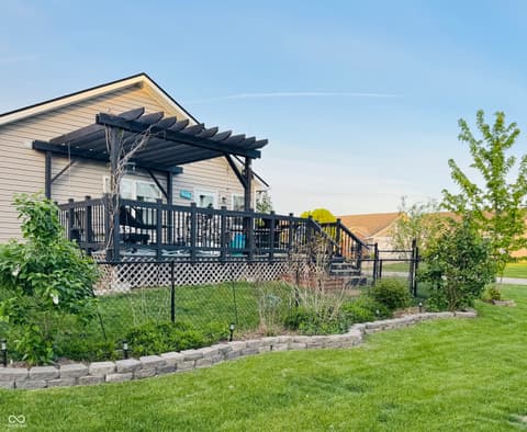 Yard at 3510 Limesprings Lane, Whitestown, IN