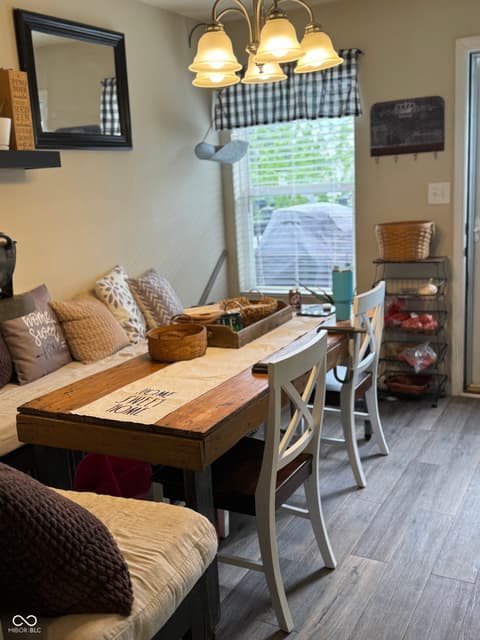 Dining room at 3510 Limesprings Lane, Whitestown, IN