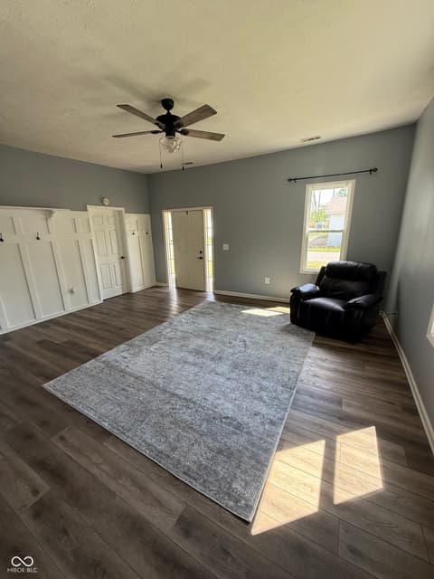 Living room at 7912 N Depot Street, Clifford, IN