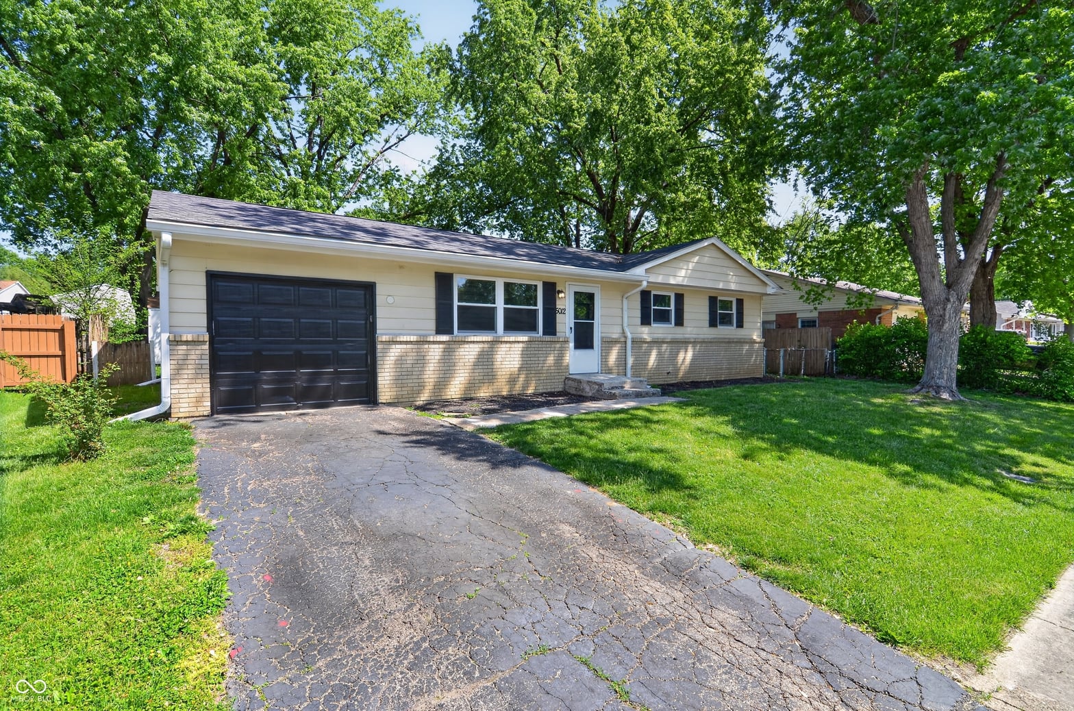 Front exterior at 5012 Gambel Road, Indianapolis, IN