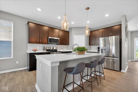 Kitchen at 1573 N Clearwater Drive, Greenfield, IN
