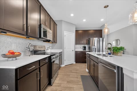 Kitchen at 1573 N Clearwater Drive, Greenfield, IN