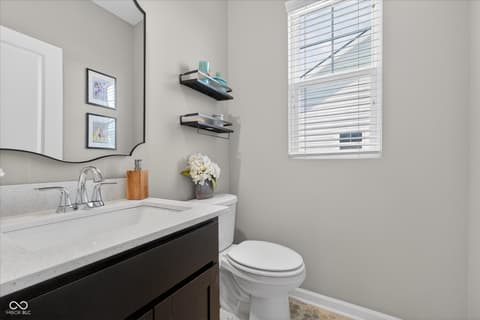 Bathroom at 1573 N Clearwater Drive, Greenfield, IN
