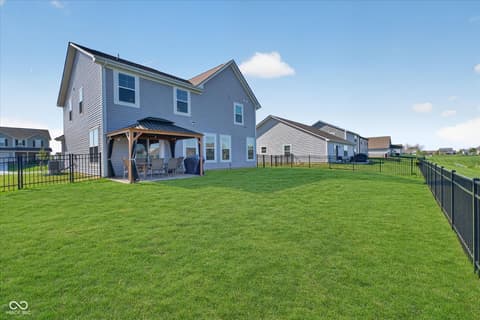 Backyard at 1573 N Clearwater Drive, Greenfield, IN