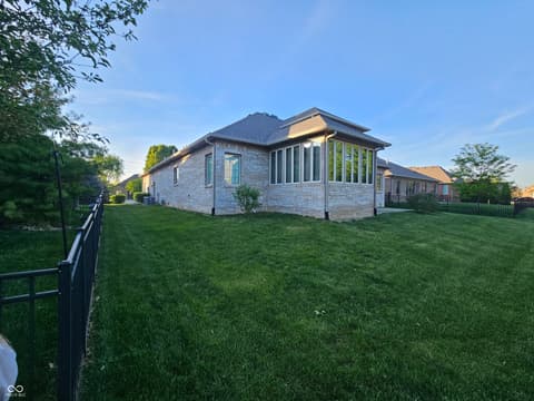 Backyard at 2845 Bloomsbury N, Greenwood, IN