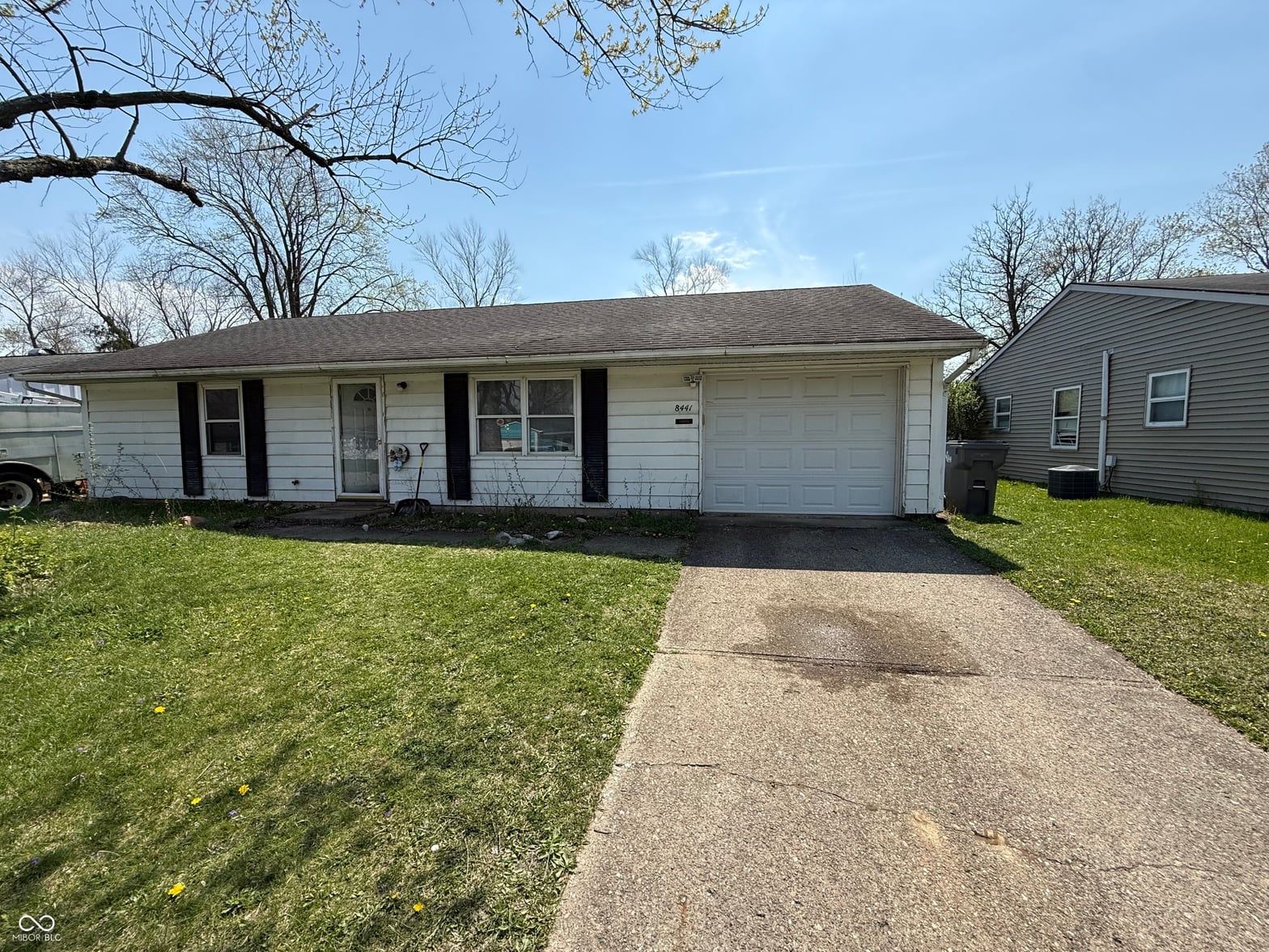 Front exterior at 8441 E 42nd Place, Indianapolis, IN