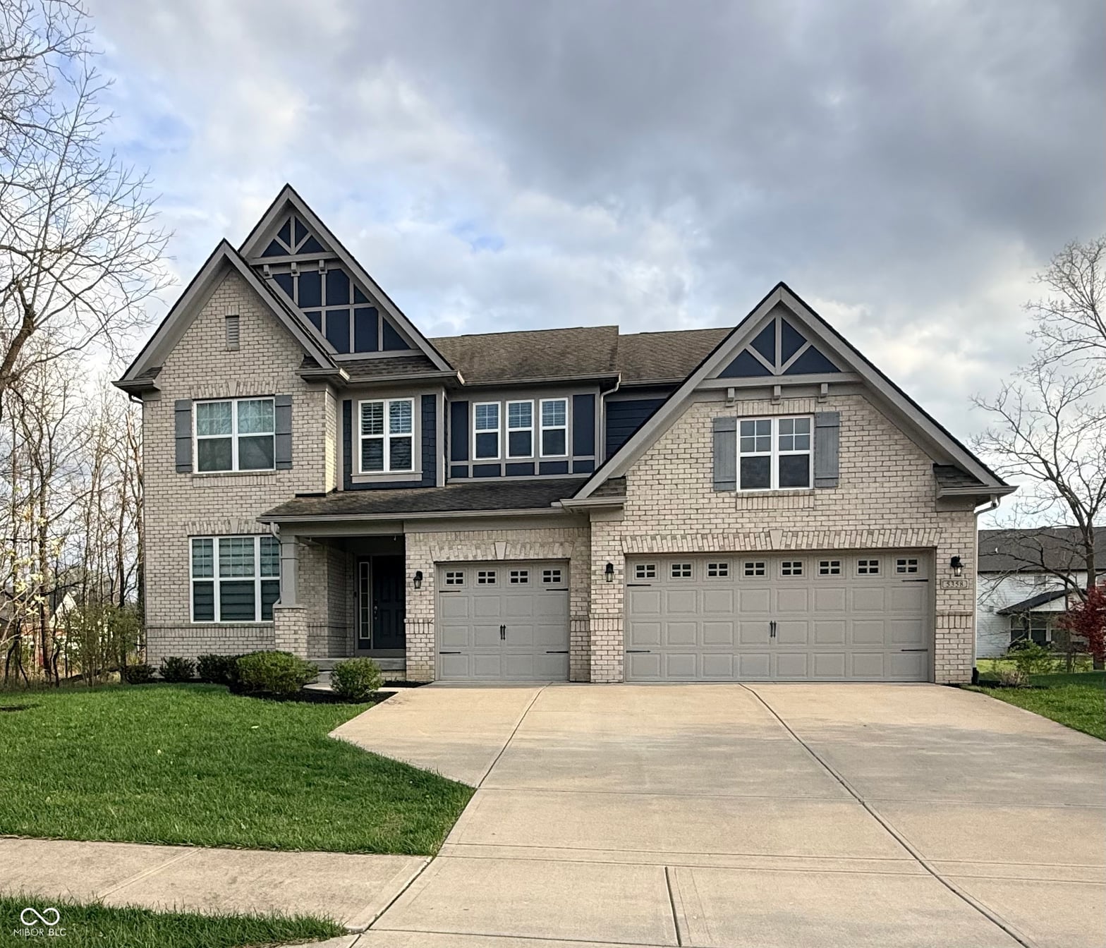 Front exterior at 5358 Forest Glen Drive, Brownsburg, IN