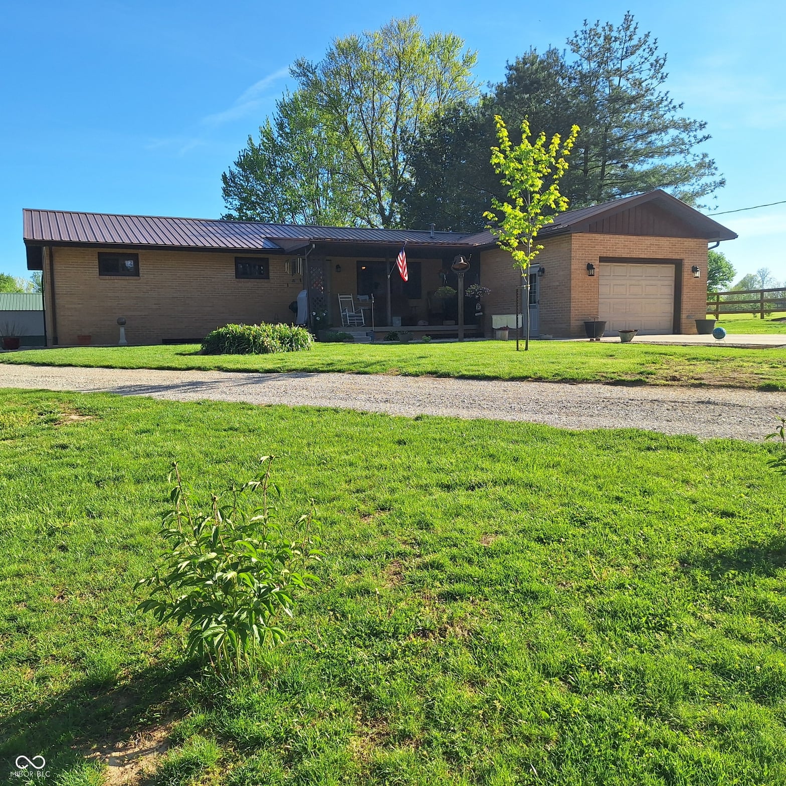 Front exterior at 5810 E County Road 1200 S, Cloverdale, IN