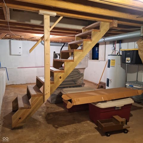 Basement at 5810 E County Road 1200 S, Cloverdale, IN